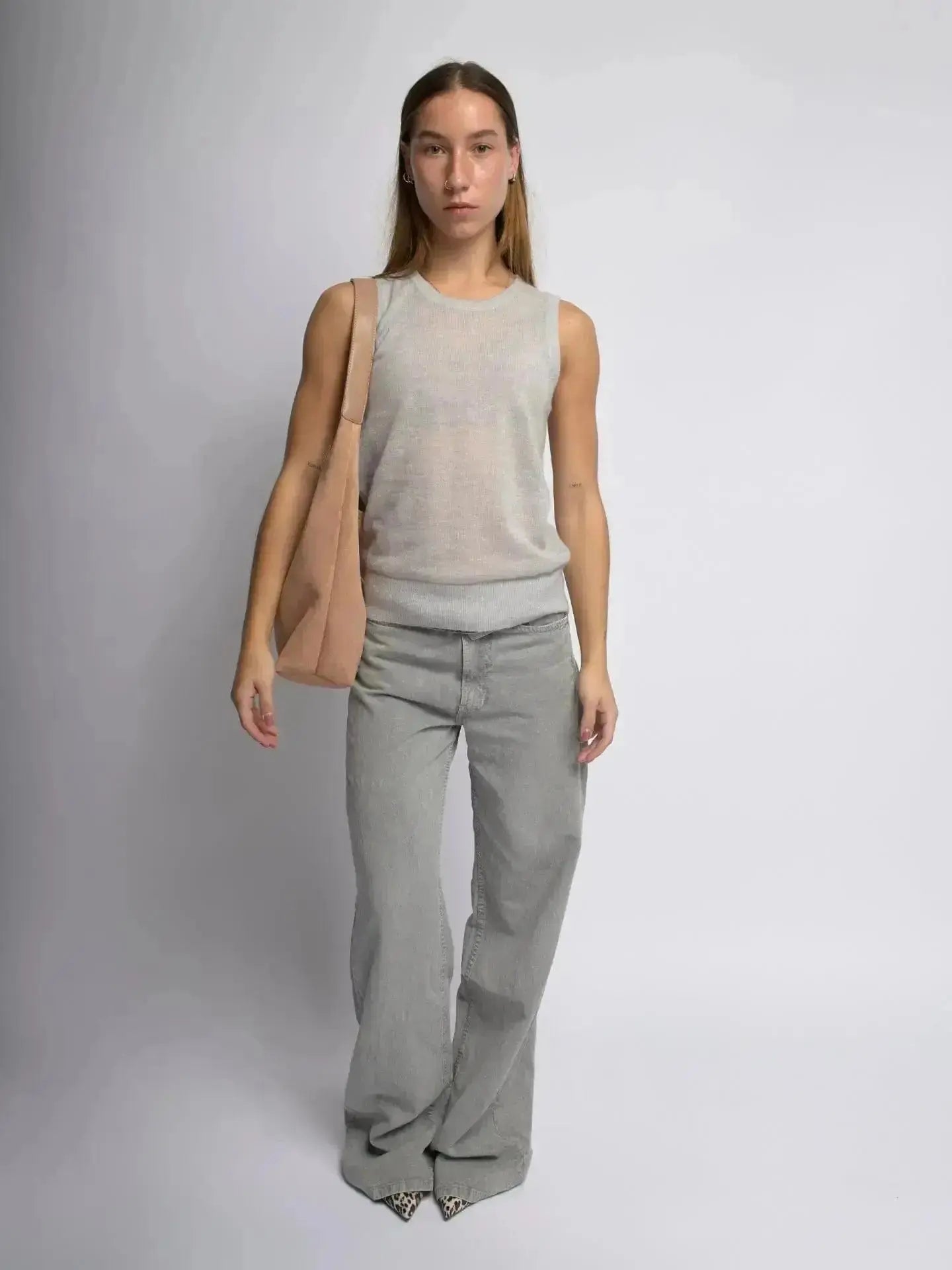 Suede Daily Leather Tote