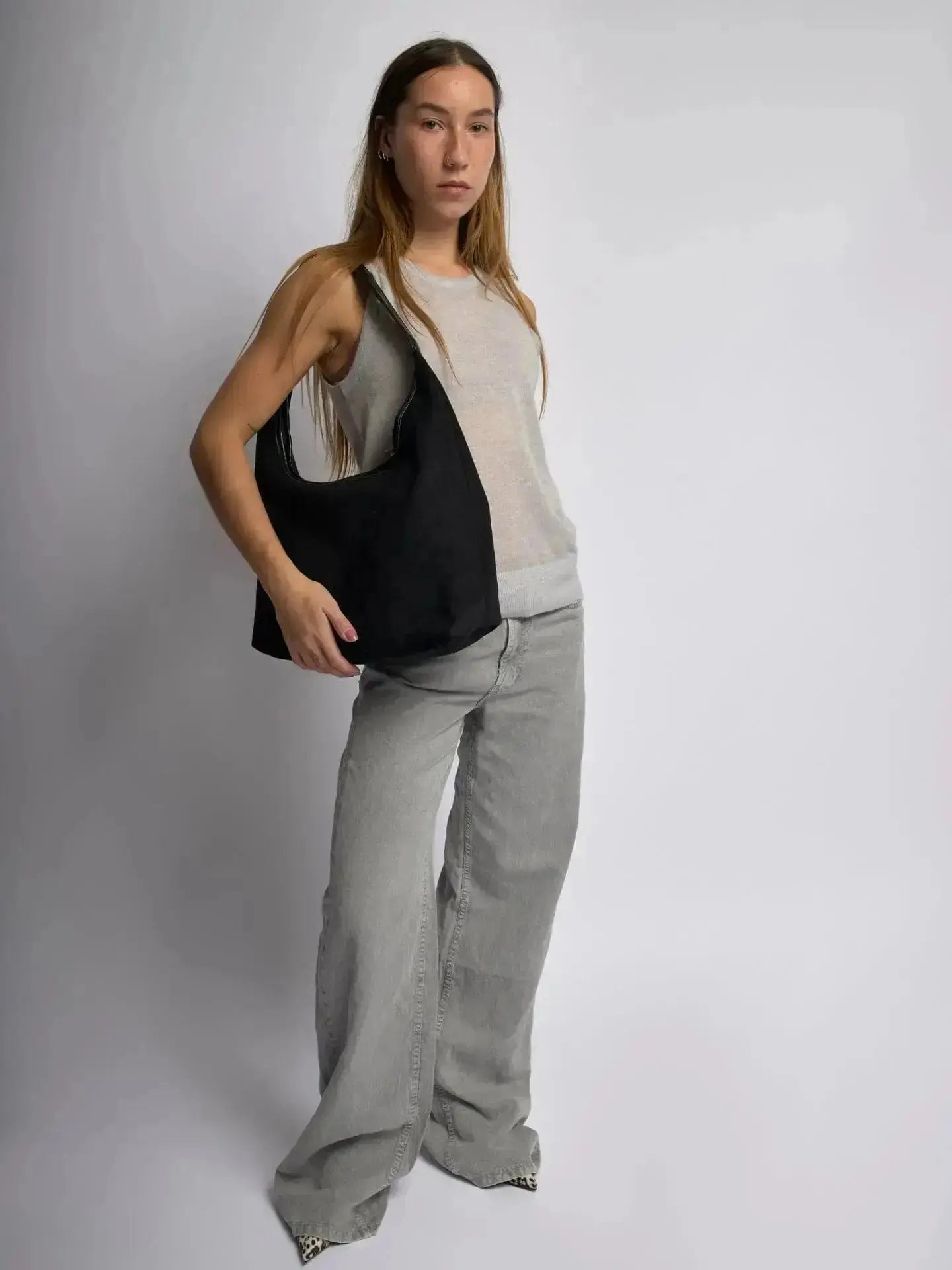 Suede Daily Leather Tote