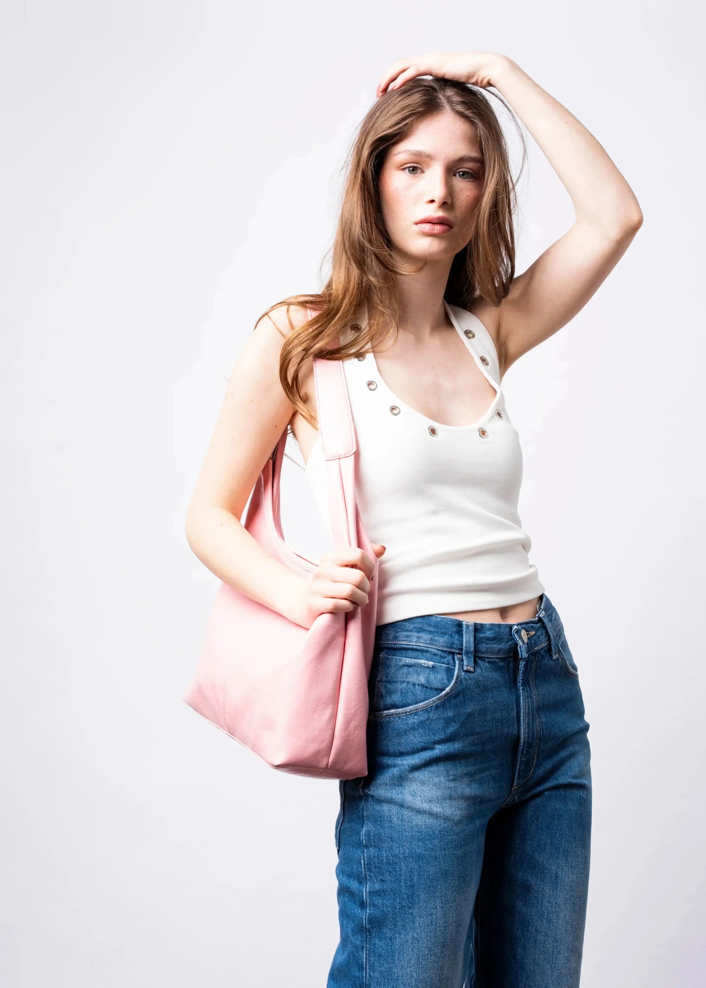 Scarlett Distressed Leather Tote